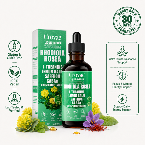 Organic 10 in 1 Rhodiola Rosea Liquid Drops