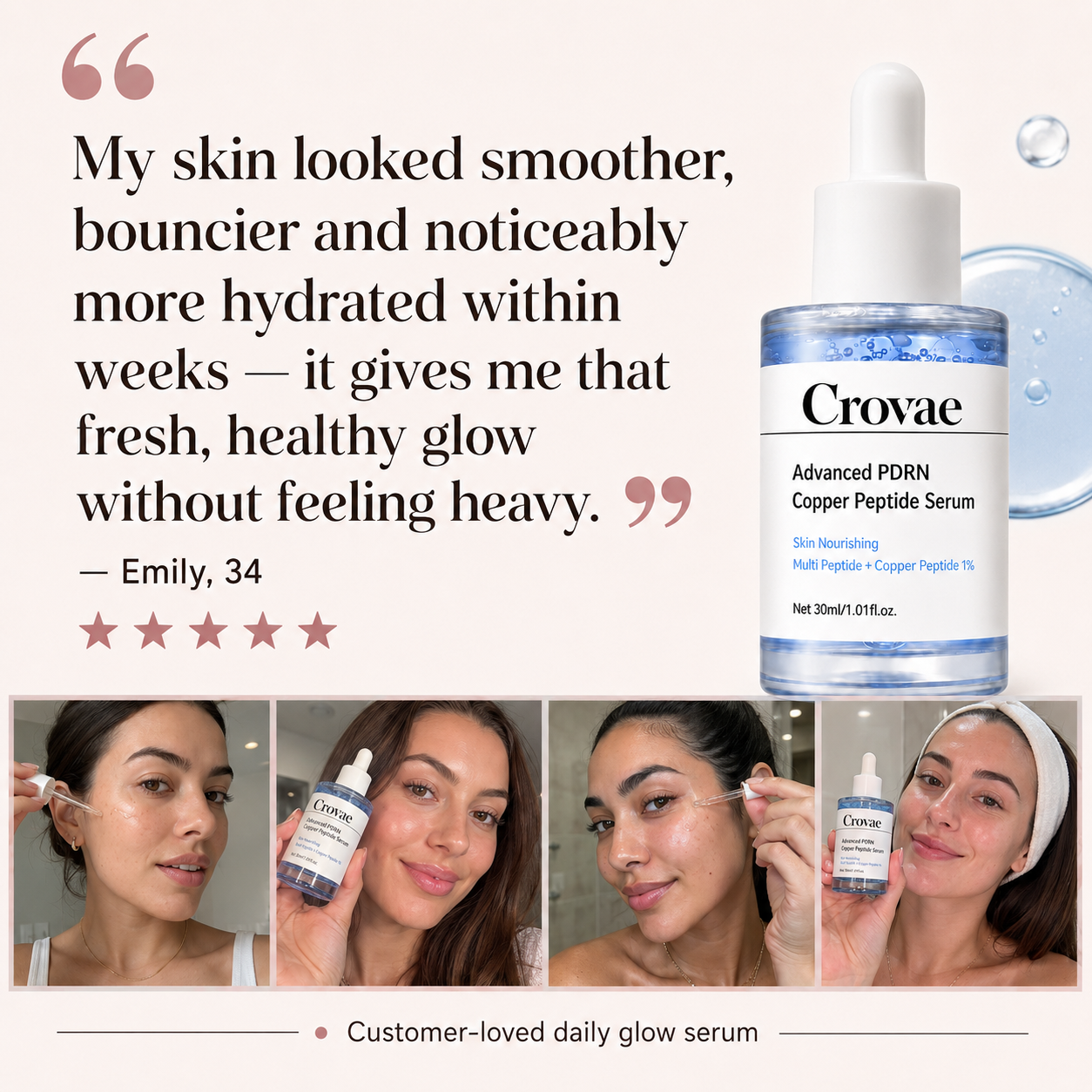 Advanced PDRN Copper Peptide Serum
