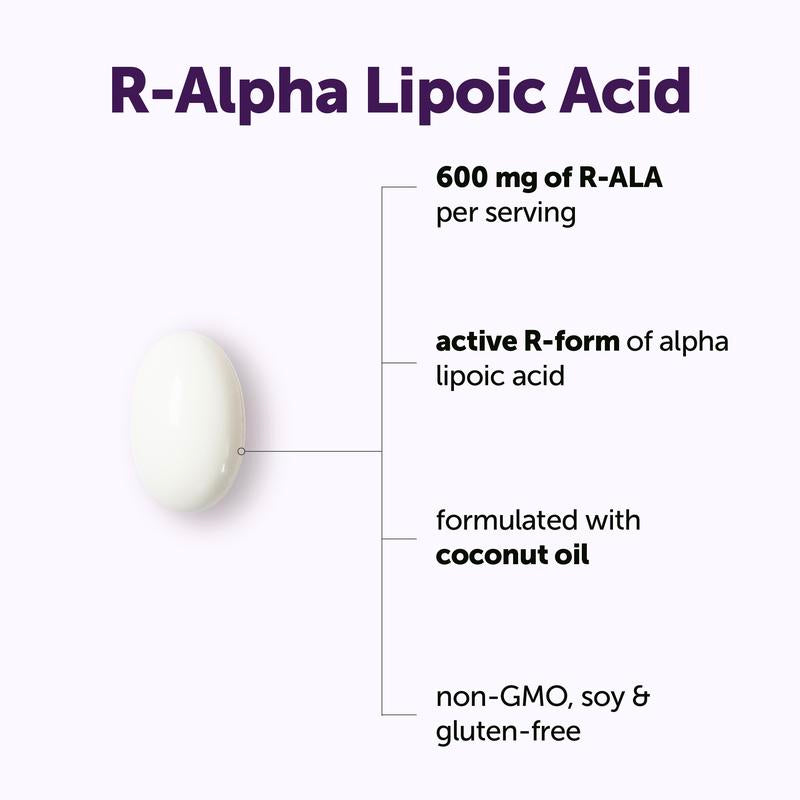 R Alpha Lipoic Acid 600mg with Coconut Oil